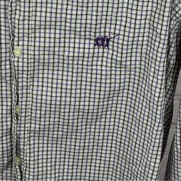 Henry Cotton's plaid Button Down shirt size EU 41 neck 16 large - Picture 7 of 7